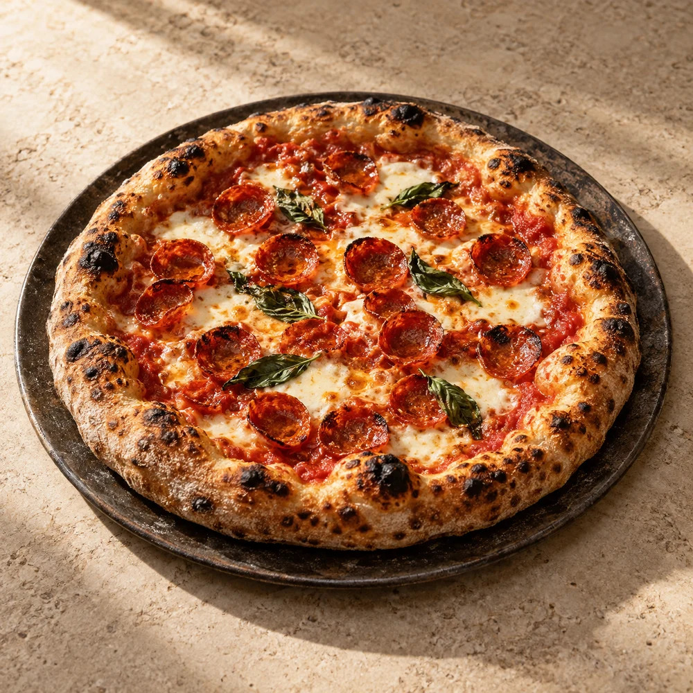 Wood-fired Pepperoni